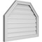 Ekena Millwork Octagonal Top Surface Mount PVC Gable Vent w/ 2"W x 1-1/2"P Brickmould Frame, 32"W x 24"H GVPOT32X2402SF - alternate 2